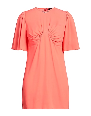 DSQUARED2 Short dress Coral 57% Acetate, 43% Silk