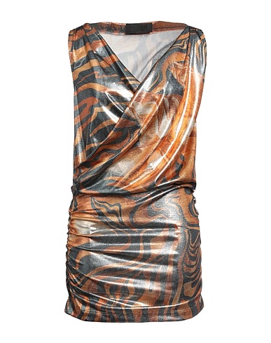 ALBERTA FERRETTI Vestito corto Rame 94% Poliestere, 6% Elastan