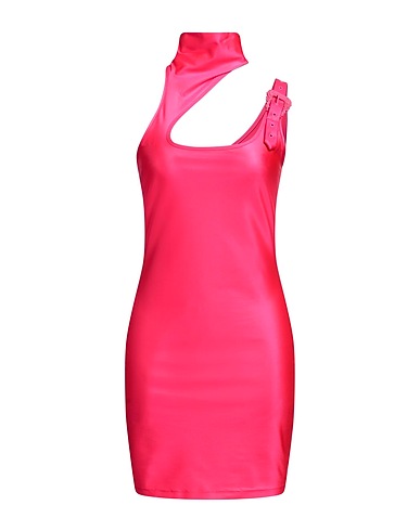 VERSACE JEANS COUTURE Vestito corto Fucsia 79% Poliammide, 21% Elastan