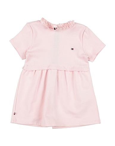 TOMMY HILFIGER Robe bébé  Rose clair 95% Coton, 5% Élasthanne