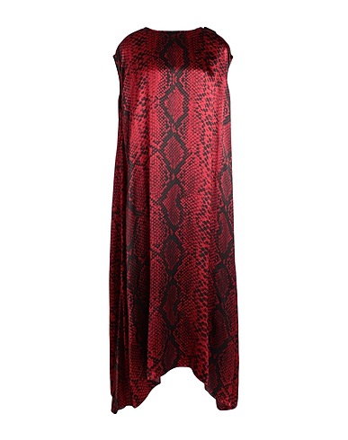 VETEMENTS Robe mi-longue Rouge 100% Viscose
