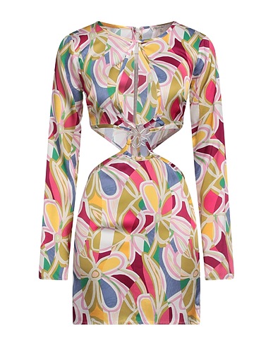 FOR LOVE & LEMONS Short dress Fuchsia 56% EcoVero™ viscose, 44% Viscose