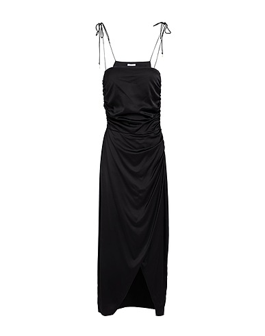 PATRIZIA PEPE Midi dress Black 67% Viscose, 28% Polyamide, 5% Elastane