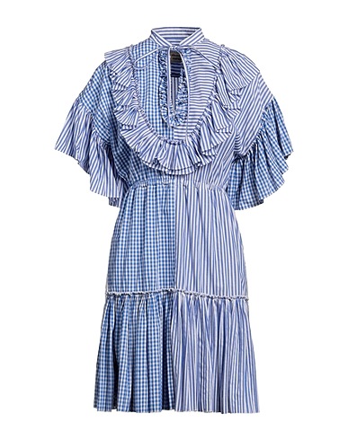 ALESSANDRO ENRIQUEZ Short dress Azure 100% Cotton