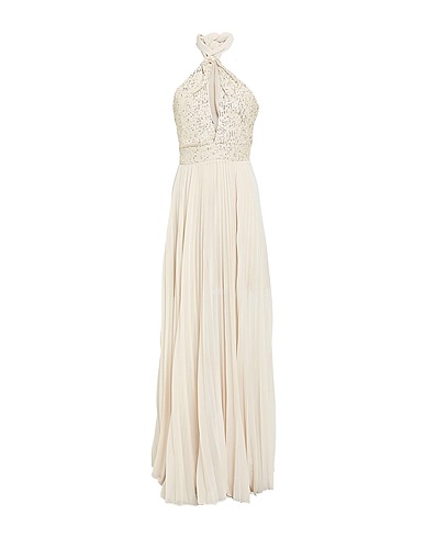 KOCCA Long dress Sand 95% Polyester, 5% Elastane