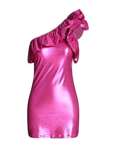 HOUSE OF AMEN Vestito corto Fucsia 85% Poliestere, 10% Poliuretano, 5% Elastan