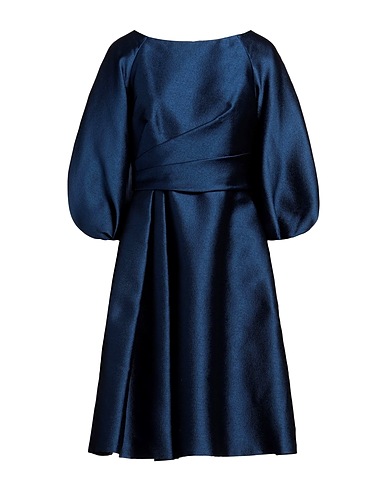 THEIA Midi dress Navy 89% Polyester, 11% Silk