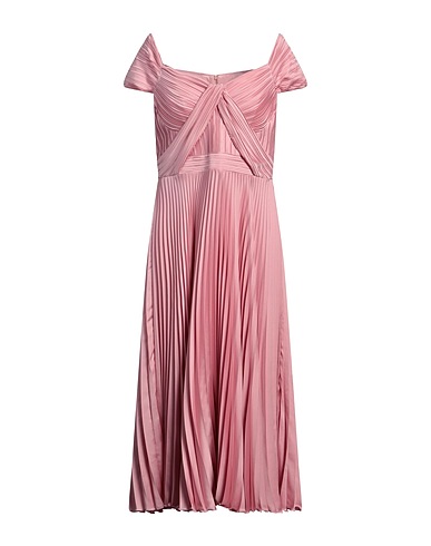 CARLA RUIZ Vestito lungo Rosa 97% Poliestere, 3% Elastan