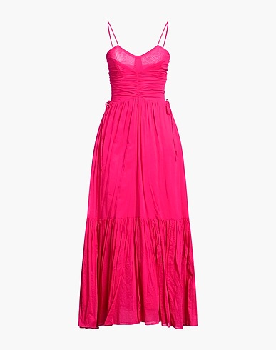 MARANT ÉTOILE Long dress Magenta 100% Cotton
