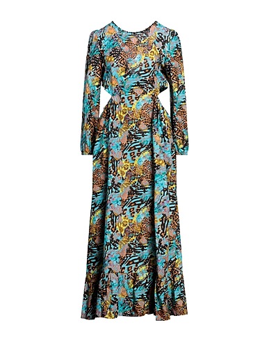 CONNOR & BLAKE Long dress Azure 100% Cotton
