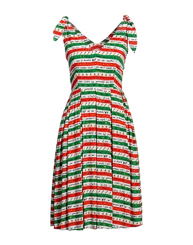 ALESSANDRO ENRIQUEZ Vestito midi Verde 100% Viscosa
