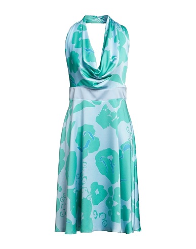ADE' Short dress Sky blue 100% Polyester