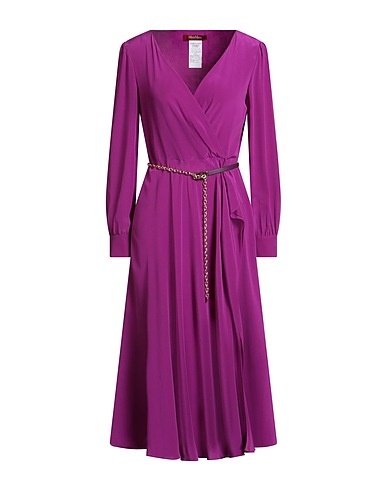 MAX MARA STUDIO Midi dress Mauve 100% Silk