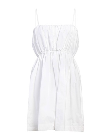 MARIUCCIA Short dress White 100% Cotton
