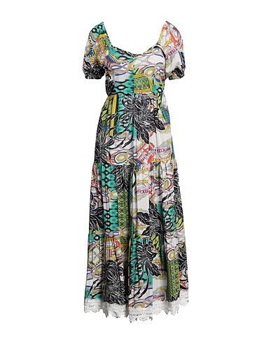 CONNOR & BLAKE Long dress Green 100% Cotton