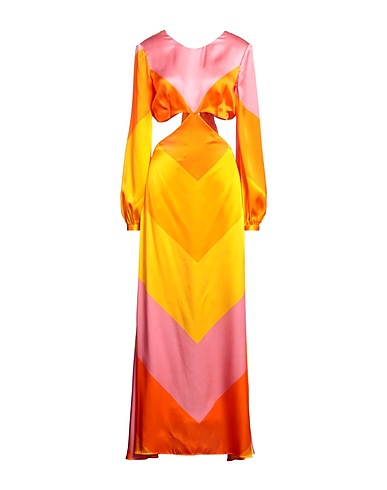RAQUEL DINIZ Long dress Pink 100% Silk