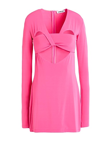 AMBUSH Robe courte Fuchsia 92% Viscose, 8% Élasthanne