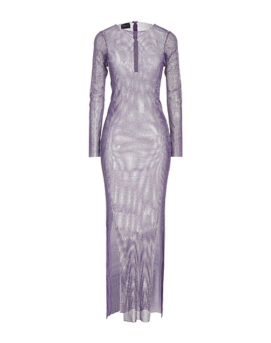 SANTA BRANDS Long dress Purple 50% Other Fibres, 30% Polyester, 20% Cotton