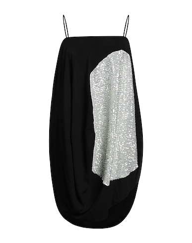 NINA RICCI Elegant dress Black 100% Polyester, Polyamide, Elastane
