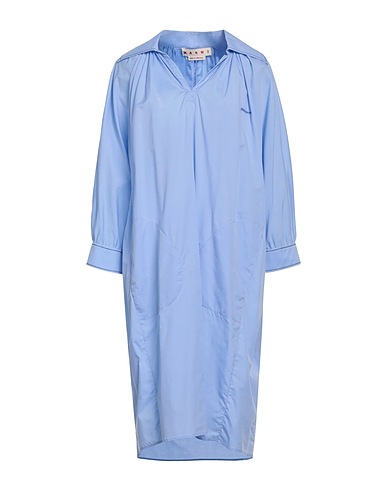 MARNI Midi dress Light blue 100% Cotton