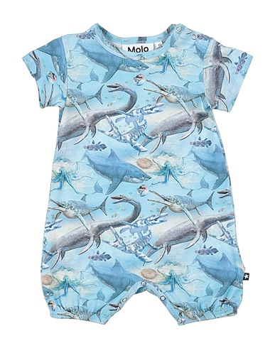 MOLO Baby jumpsuit  Azure 95% Organic cotton, 5% Elastane
