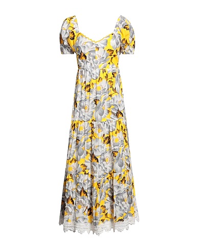 CONNOR & BLAKE Long dress Yellow 100% Cotton