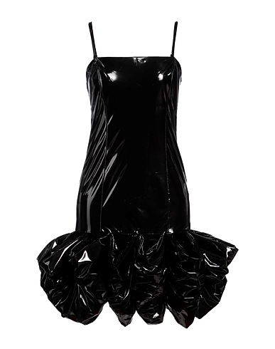 ROTATE BIRGER CHRISTENSEN Short dress Black 65% Polyester, 35% Polyurethane