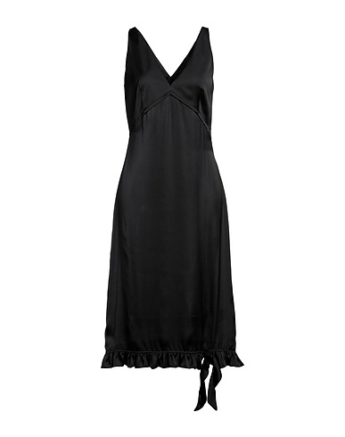 REMAIN BIRGER CHRISTENSEN Midi dress Black 100% Recycled polyamide