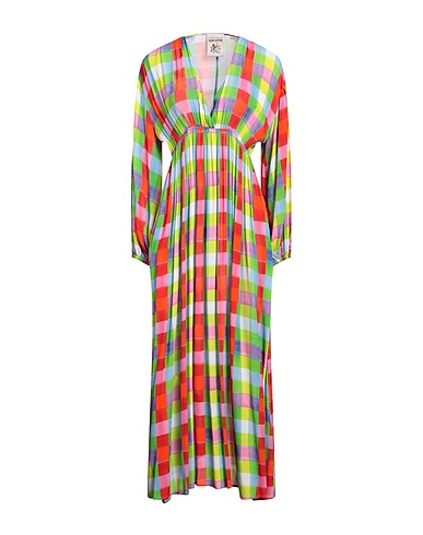SEMICOUTURE Long dress Green 100% Viscose