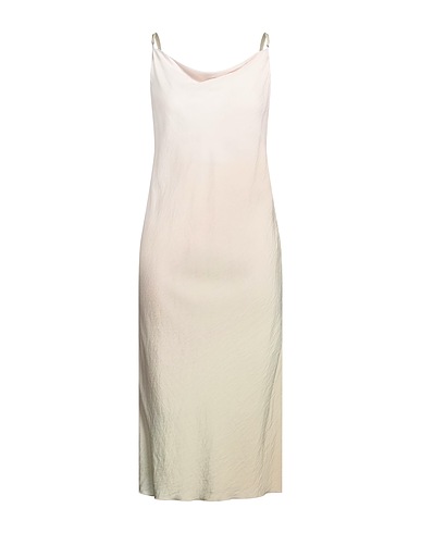 SAMSØE Φ SAMSØE Midi-Kleid Beige 88% Viskose EcoVero™, 12% Polyester