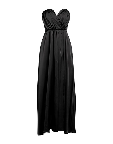 GAëLLE Paris Langes Kleid Schwarz 100% Polyester
