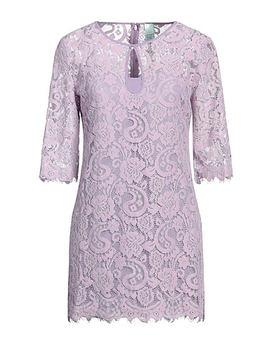 IL THE' DELLE 5 Short dress Lilac 65% Cotton, 35% Nylon