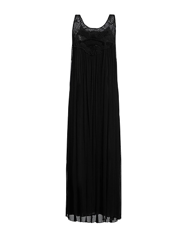 ALYSI Long dress Black 100% Silk