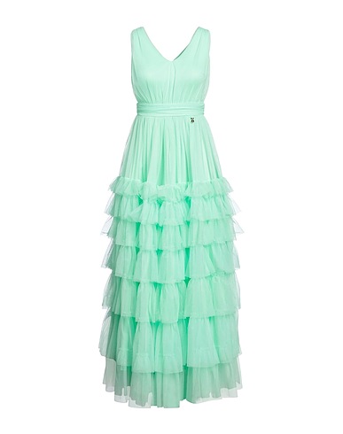 GOA GOA Vestido largo Verde claro 100% Poliéster