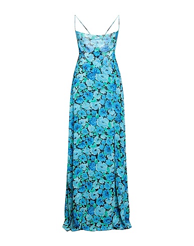 ROTATE BIRGER CHRISTENSEN Long dress Azure 100% Recycled polyester