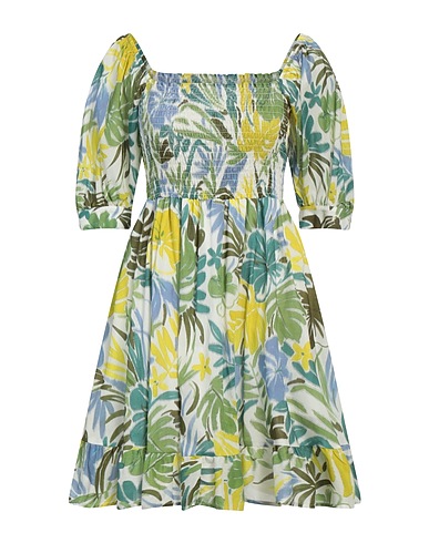 LIU •JO Short dress Green 100% Cotton