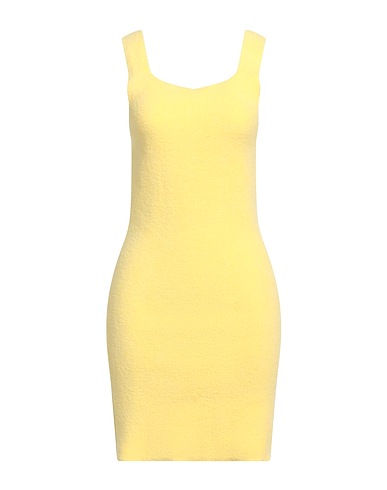 PATOU Short dress Yellow 52% Viscose, 29% Cotton, 16% Polyamide, 3% Polyester