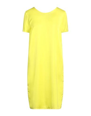 MANILA GRACE Vestito midi Verde lime 100% Viscosa