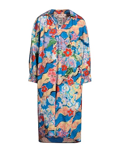 MARNI Midi dress Blue 100% Cotton