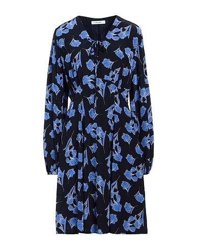 IVY OAK Vestito corto Blu notte 100% Viscosa