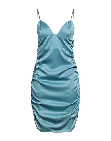 PARIS GEORGIA Midi dress Pastel blue 80% Triacetate, 20% Polyester