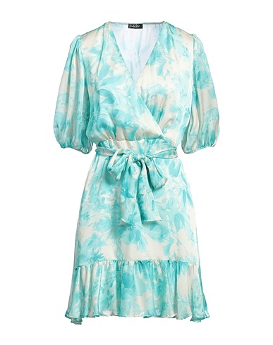 LIU •JO Short dress Turquoise 100% Polyester