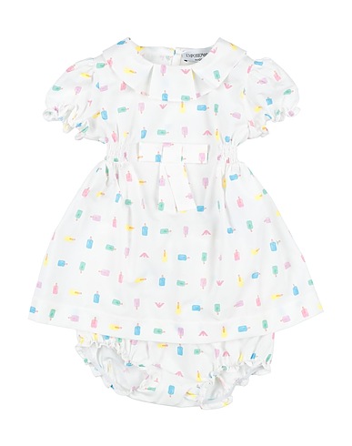 EMPORIO ARMANI Vestido para bebé  White 100% Cotton