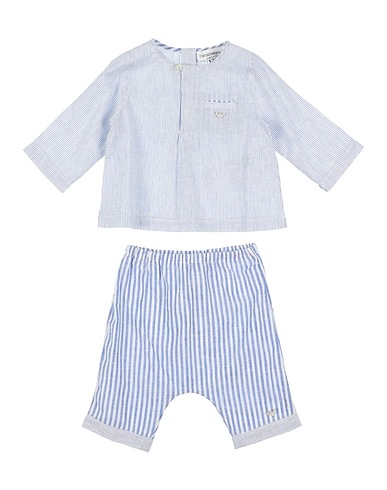 EMPORIO ARMANI Baby co-ord  Azure 60% Linen, 40% Cotton