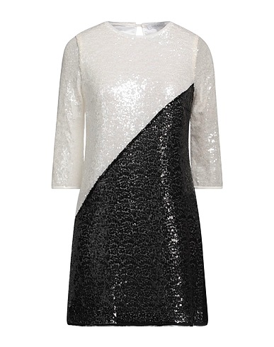 LUCKYLU  Milano Short dress Cream 97% Polyester, 3% Elastane