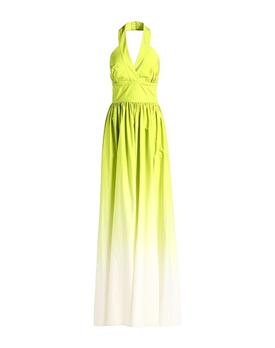 ELIE SAAB Long dress Lime green 100% Cotton