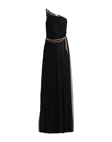 ELISABETTA FRANCHI Vestito lungo RED CARPET Nero 100% Poliammide
