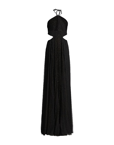NENETTE Long dress Black 70% Polyamide, 30% Lurex®
