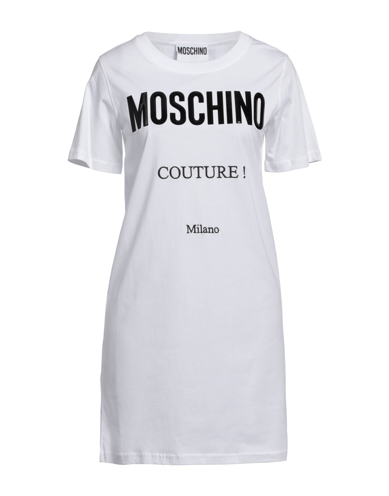 【関税込み】Moschino ミニドレス Moschino テキストプリント ミニドレス | ホワイト | FARFETCH JP