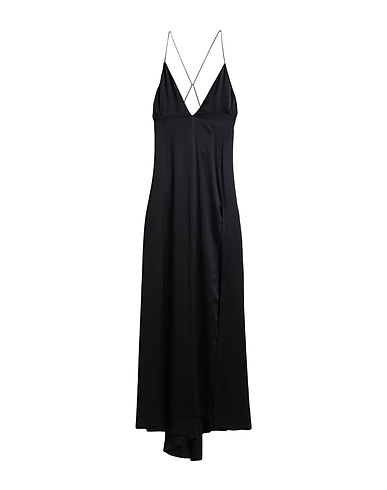 SAINT LAURENT Long dress Black 100% Silk